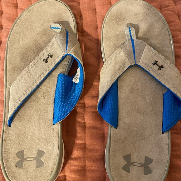 Under Armour Other - Men’s size 13 Under Armor flip flops, worn once.